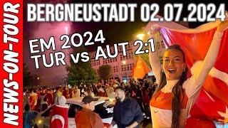 AUT/TUR 1:2 Bergneustadt (02.07.2024) TÜRKIYE - HAYRAN Duyguları. Fan-Emotions Österreich vs. Türkei