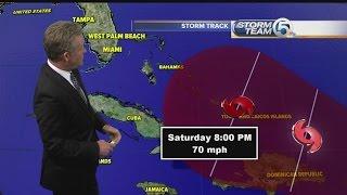 Tropical Storm Erica forms in the Atlantic
