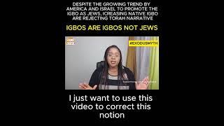 Igbo Jew Narrative Religious Political Motive?