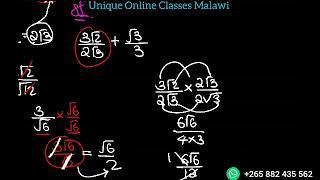 Form 3 Maths - Rational and Irrational Numbers (practice question)