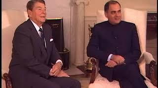 President Reagan's Meetings with Prime Minister Rajiv Gandhi of India on October 20, 1987