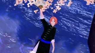 【MMD銀魂】神威が「夢と葉桜」を舞った