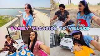 Finally Gaon ke liye nikal gaye  Here I got my 1st  Periods  Family Vacation to Village