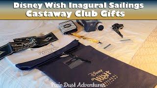 Disney Wish Castaway Club Gifts - Inaugural Sailings   Pixie Dust Adventures