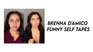 brenna d'amico being funny during self tapes