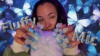 ASMR Fluffy Mic Attention and Butterfly Finger Flutters