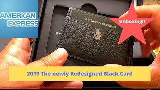 Newly designed American Express Centurion  black card  RFID 4th generation