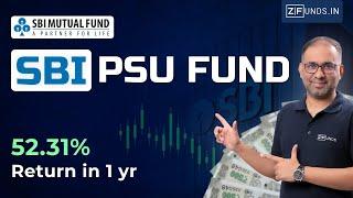 SBI PSUs Fund Review in Hindi 2025 | 52.31% returns in 1 Yr | Right Time to Invest in SBI Fund