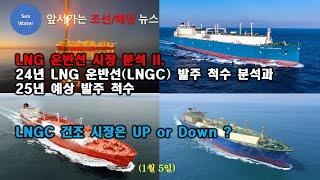 [CC: EN/한글] LNG 운반선 시장 분석 II, 24년 LNG 운반선(LNGC) 발주 척수 분석과 25년 예상 발주 척수  -  LNGC 건조 시장은 UP or Down ?