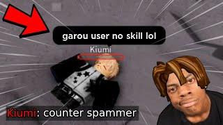 "garou user no skill lol" | The Strongest Battlegrounds | ROBLOX