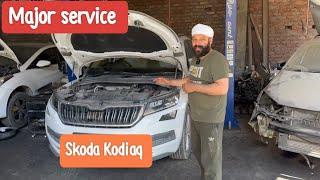 Skoda kodiaq 4*4 major service and timing replacement.@shyamsinghcartechnology