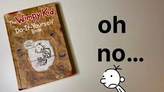 Reading Someone’s Old Diary of a Wimpy Kid Do It Yourself Book 4