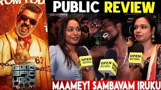 Maamey! Sambavam iruku  Good Bad Ugly Teaser Public Review | Thala Ajith Kumar | Adhik Ravichandran