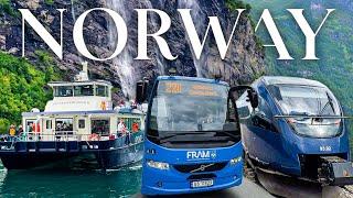 3 DAYS Thru NORWAY by Boat, Bus, & Train!   