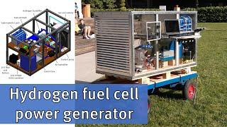 How to make a hydrogen fuel cell power generator