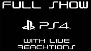 Playstation Conference 2013 - PS4 Reveal (Full Show, With Live Reactions) | DanQ8000