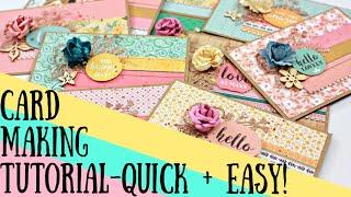 DIY Card Making Tutorial - Quick and Easy