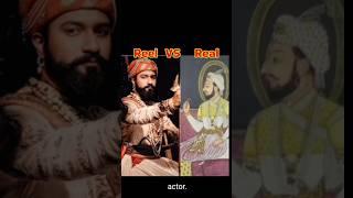 Bollywood Real vs Reel chaava movie original character #vickykaushal​ #viral​ #shorts​ #chhaava