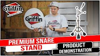 Premium Snare Drum Stand by Griffin Model #SM-S440 - Product review and Demonstration