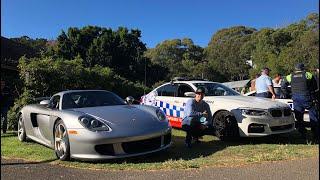 Driving the Porsche Carrera GT V10 to a Car Show in Australia