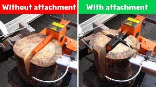 Transform Your Log Splitter with These Blade Attachments