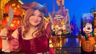 Our First Mickeys Not So Scary Halloween Party! | Pin Trading, Treats & Characters!