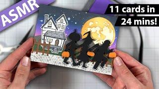 Literally just a guy making halloween cards for 24 mins