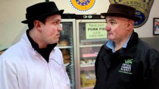 Marcus chats with Luke from Mrs King's Pork Pies