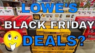 Lowe's Black Friday sales and CRAZY Clearance