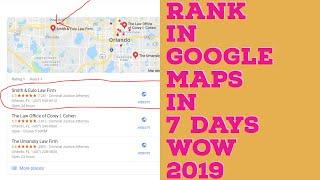 Ranking in Google Maps Fast - Ranking in Google Maps Explained (2019)  #LocalSEO #Google3Pack