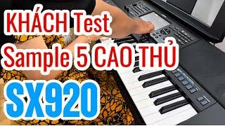 Cao thủ đánh organ SX920 SX720 - Test Sample 5 Cao thủ cực đỉnh