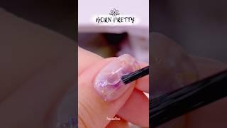 [셀프네일] 투명 자석젤 리본 네일아트 BORNPRETTY Nail 본프리티 알리익스프레스 네일 워터네일 마블네일