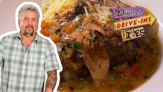 Guy Fieri Eats Duck L'Orange | Diners, Drive-Ins and Dives | Food Network