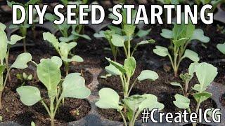 DIY Seedling Shelf | #CreateICG