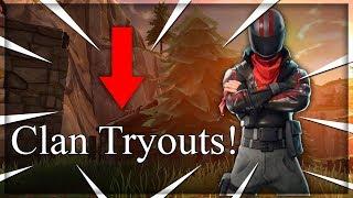 Fortnite Clan Tryouts! | PS4/XBOX/PC/MOBILE/SWITCH | Come Join The Void Clan !!