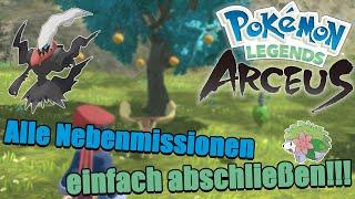 So ALLE Nebenmissionen EINFACH abschließen!  | Pokémon-Legenden: Arceus