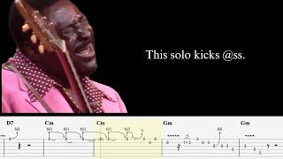 Now THIS is a blues solo (Tab)