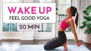 Wake Up Morning Yoga Flow | 20 Min Stretches for a Great Day! |  Yoga with Kate Amber