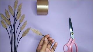 DIY | How To Make Bunny Tail From Satin Ribbons | Tutorial Membuat Bunga Dari Pita Satin