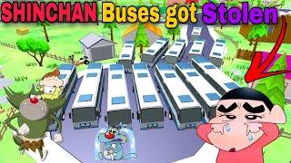 SHINCHAN EXPENSIVE BUSES GOT STOLEN | SASTIGTA | SHINCHAN FUNNY GAMING