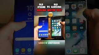Samsung S8+ vs iPhone 7 Plus Boiling Water Test! Who Survives the Heat? #shorts #viralvideo