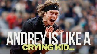 The Downfall and Anger Problems of Andrey Rublev: What Tennis Stars Are Saying