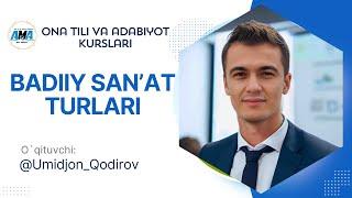 BADIIY SAN'AT TURLARI.  05.10.2024 da https://t.me/attestatsiya_01 kanalida o`tkazilgan ochiq dars.