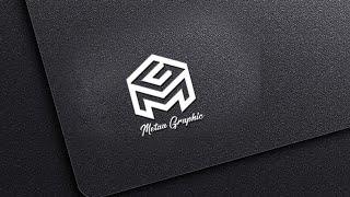 Adobe Illustrator Logo Design Tutorial ।। MG letter Logo design in adobe Ilustrator - Metaa Graphic