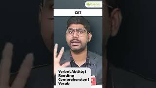 CAT - Verbal Ability | Reading Comprehension | Vocab | #mbacat #mba