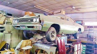 Dodge SuperBee stuck on lift for a  DECADE!