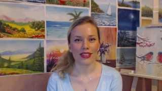 Онлайн-урок рисования гуашью для начинающих. Подготовка к занятию.