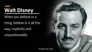 Walt Disney - Quotes (Audio)