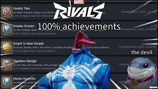 I got every Marvel Rivals achievement. It was a mistake.