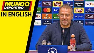 HANSI FLICK news conference after Barça’s HUGE 4-1 victory over Bayern | Champions League